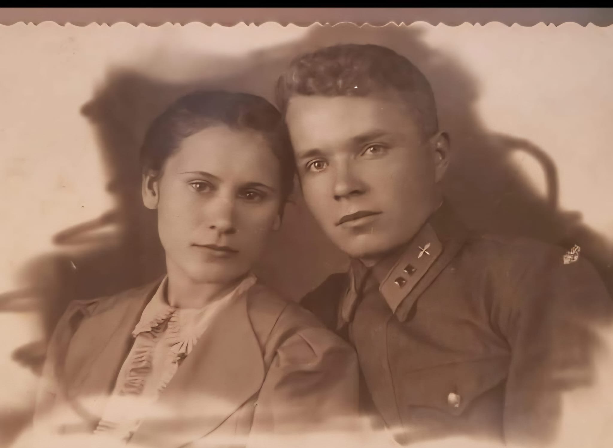 Vannya's grandparents — the engineer and his wife