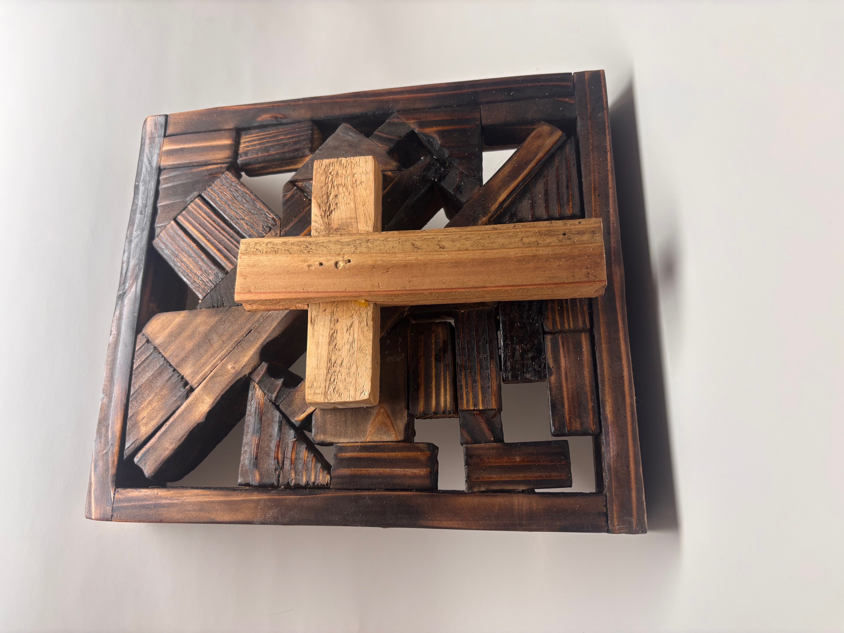 Rustic Cross Shadow Box