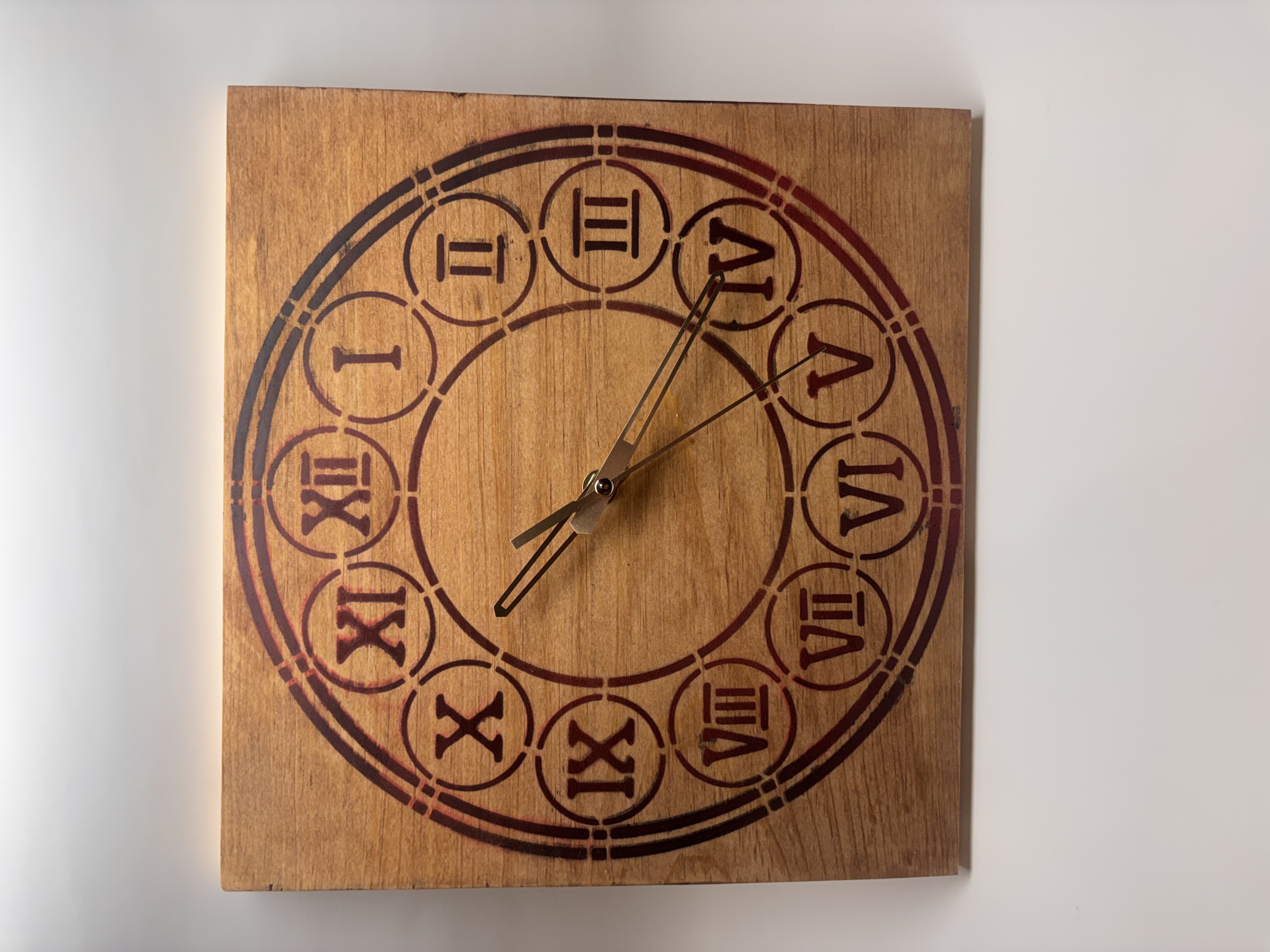 Roman Numeral Wall Clock
